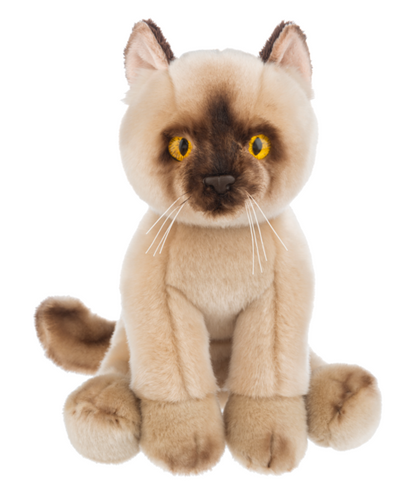 Burmese Cat Plush - 12" | Ganz Heritage Collection