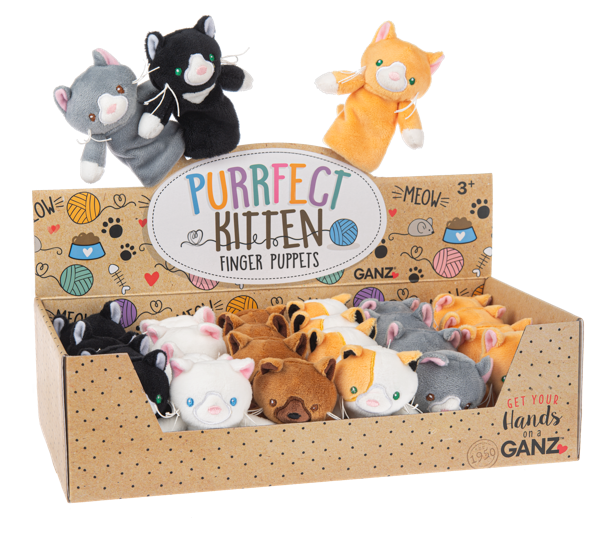 Purrfect Kitten Finger Puppets