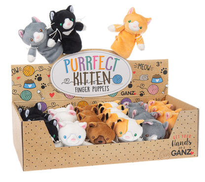 Purrfect Kitten Finger Puppets