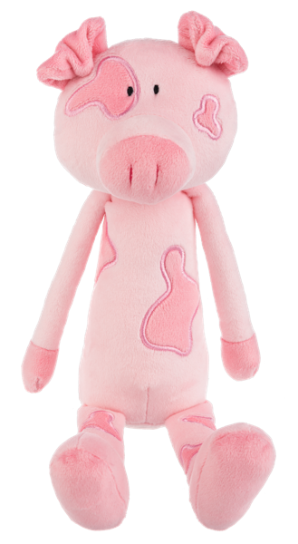 13" Plush Farm Longfellow | Pig