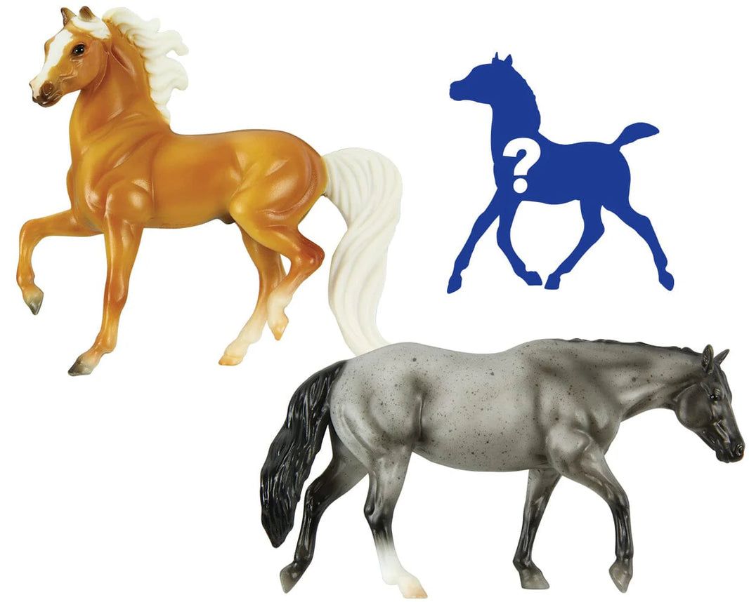 Horse Foal Surprise | Sunset Ridge Family | Breyer Stablemate Set