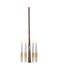 5.98" Harry Potter™ Battery Operated 10 Floating Candles With Wand Remote Light Set