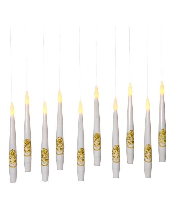 5.98" Harry Potter™ Battery Operated 10 Floating Candles With Wand Remote Light Set