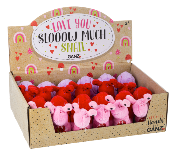 Love You Slooow Much Plush Snail