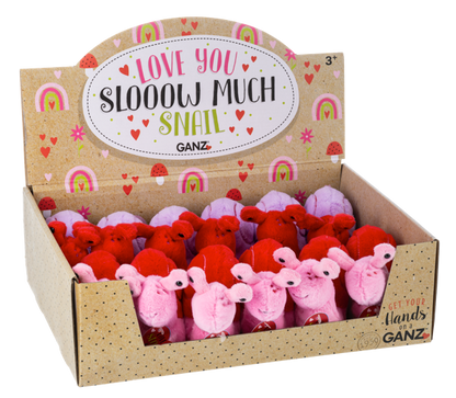 Love You Slooow Much Plush Snail