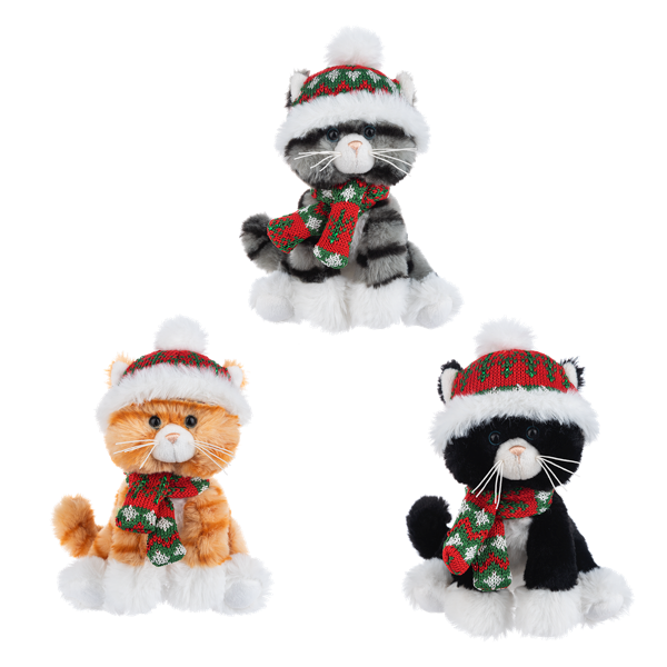 Winter Whiskers Kitten Plush