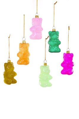 Jumbo Glass Gummi Bear Ornament | Cody Foster