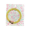 Rhinestone Gold Band Bracelet