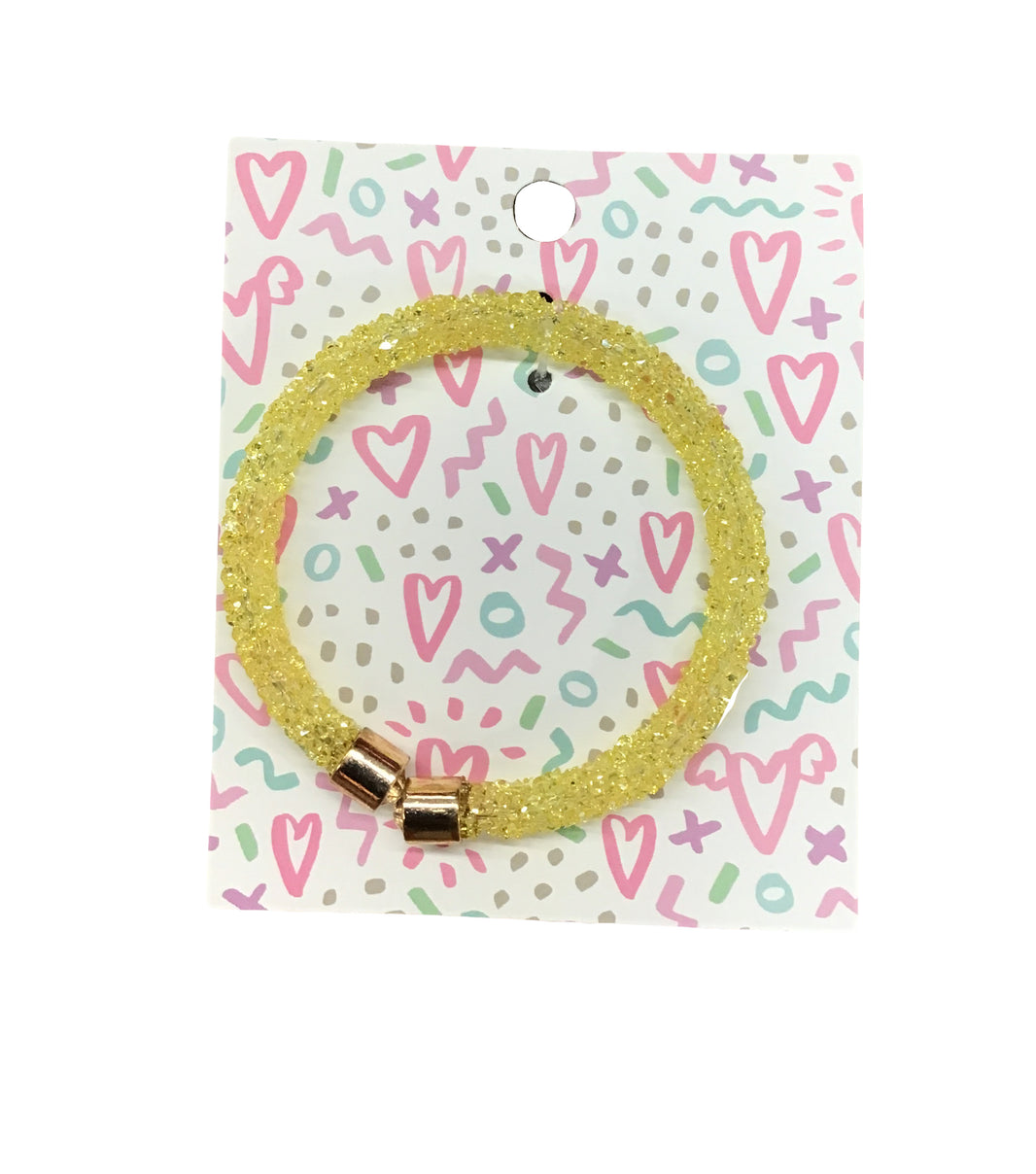 Rhinestone Gold Band Bracelet