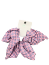 Checkered Scrunchie