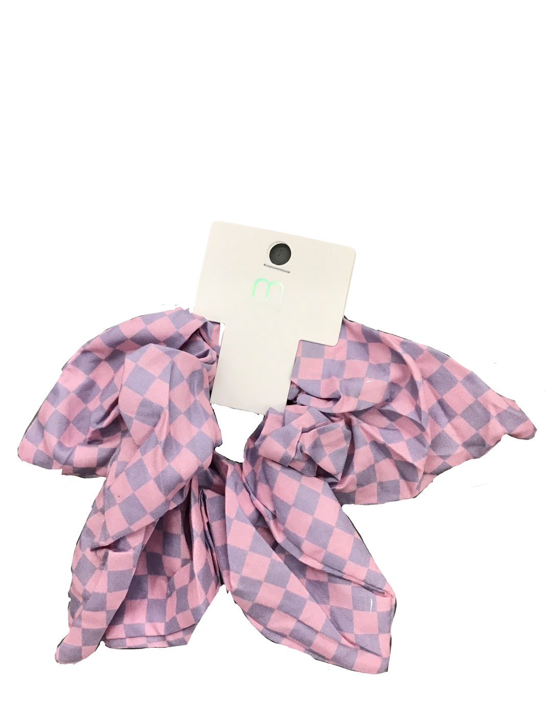 Checkered Scrunchie