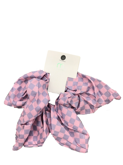 Checkered Scrunchie