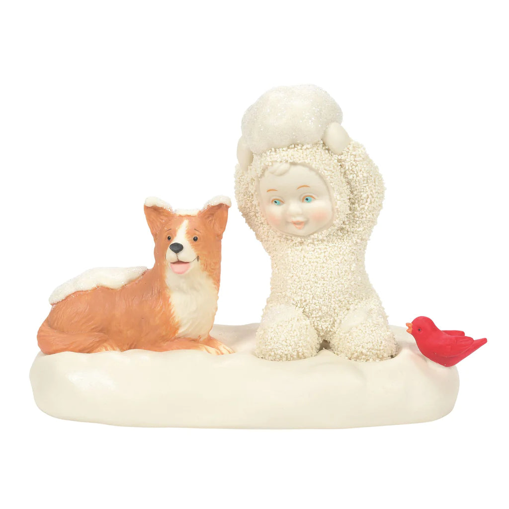 Enesco Christmas corgi