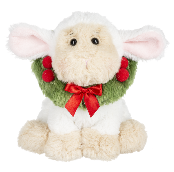 6” Yuletide Wreath Plush Animals
