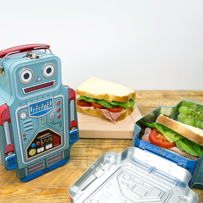 Metal Robot Lunch Box