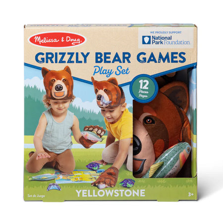 Yellowstone Grizzly Bear Games Play Set