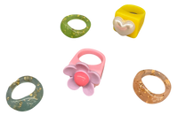 Assorted Plastic Rings