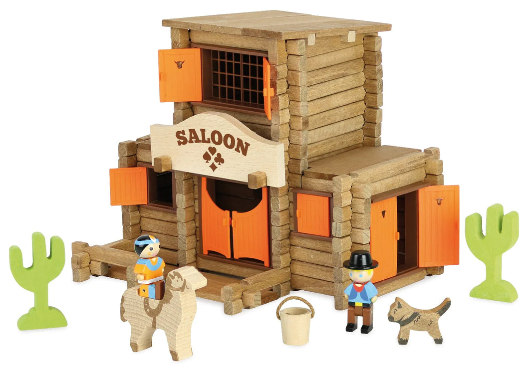 Far West Saloon Wooden Set