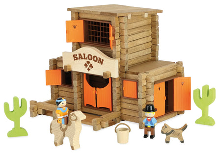 Far West Saloon Wooden Set