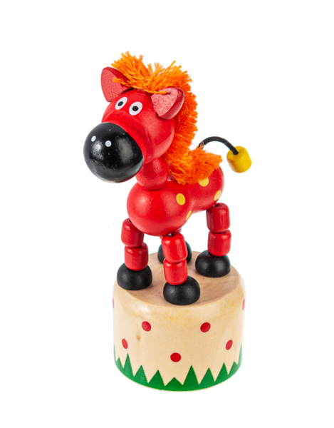 Wood Push Puppet
