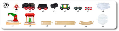 Brio 36014 Christmas Steaming Train Set