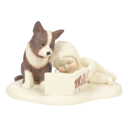 Enesco Reading Corgi