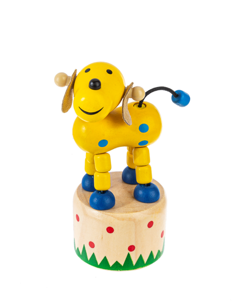 Wood Push Puppet