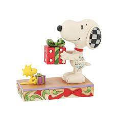 Jim Shore Snoopy Christmas Exchange Figurine