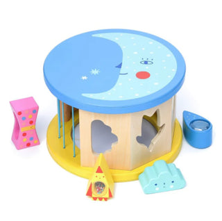 Wooden Night and Day Shape Sorter