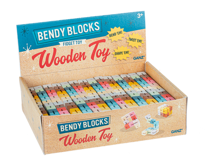 Ganz Wooden Bendy Block Fidget