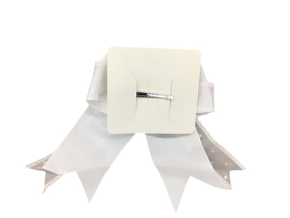 Pearl Flower Bow Hair Clip