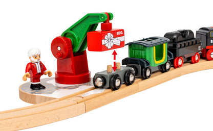 Brio 36014 Christmas Steaming Train Set