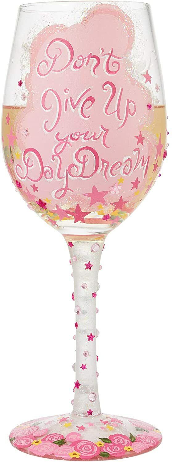 Don’t Give Up Unicorn Wine Glass