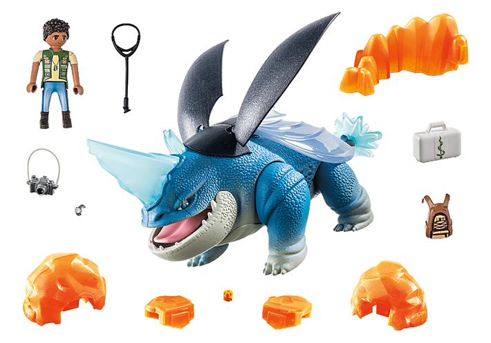 Playmobil Dragons Nine Realms: Plowhorn & D'Angelo