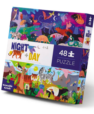 48pc Puzzle Night And Day