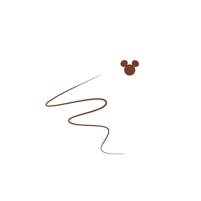 Disney Mickey-Shaped Dual-Sided Eyeliner - Brown
