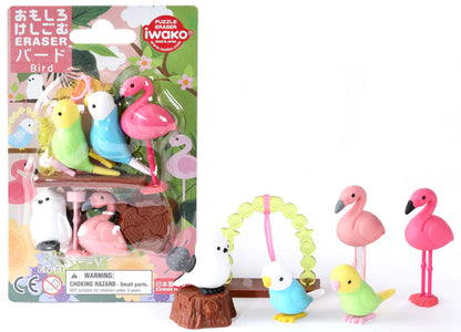 Bird Eraser Set