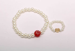 Stay Happy Bracelet and Ring Set