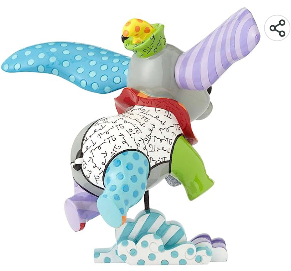 Disney Britto Flying Dumbo Figurine
