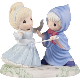 Precious moments Cinderella and fairy godmothers