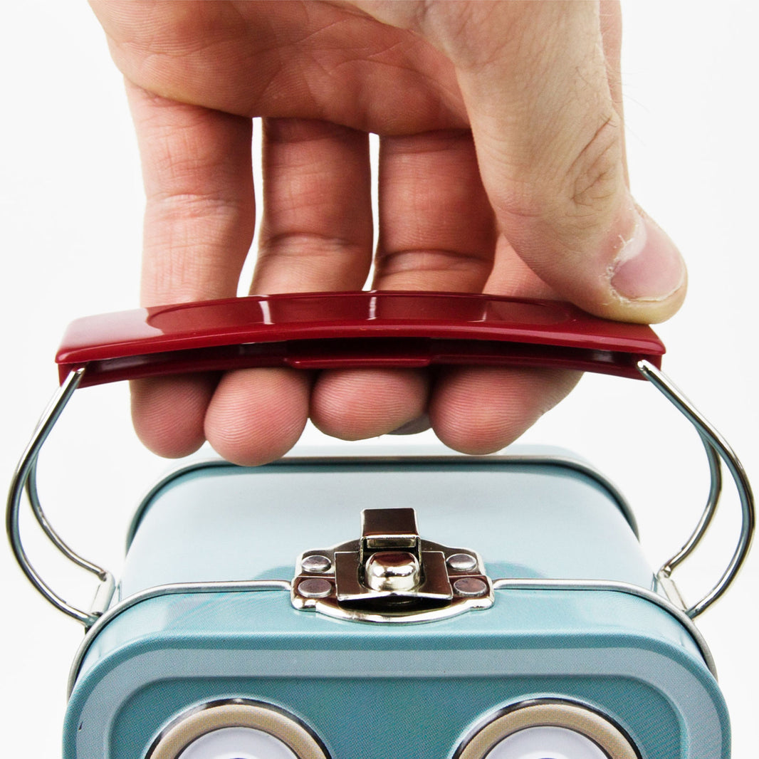 Metal Robot Lunch Box