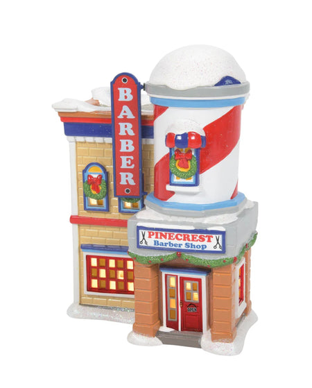 Enesco Snoopy Barber Shop