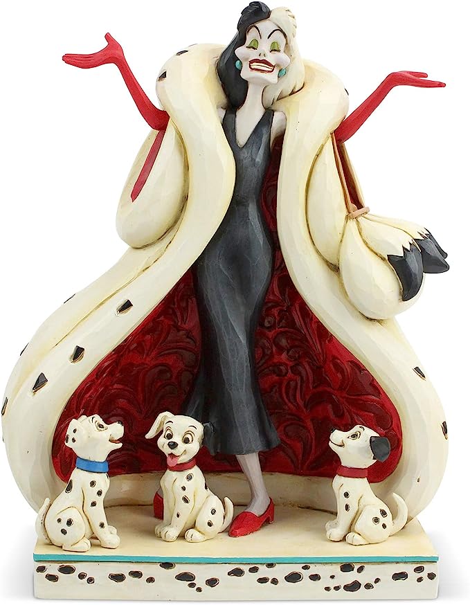 “The Cute and the Cruel” 101 Dalmatians Figurine