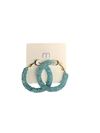 Chunky Metallic Hoop Earrings