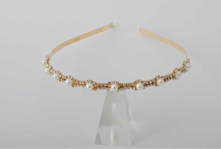 Metal Pearl Headband