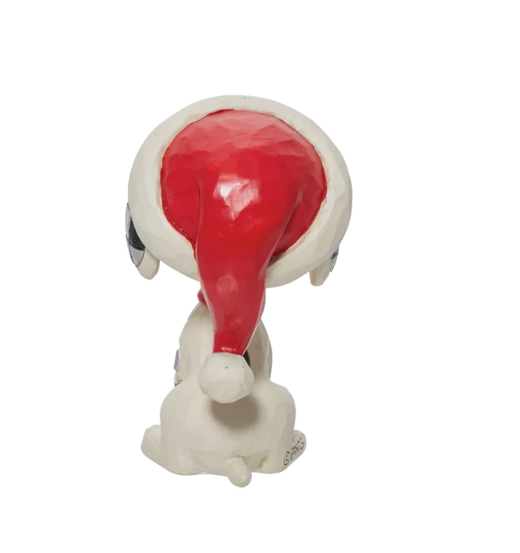 Jim Shore Snoopy Glitter Candy Cane Figurine