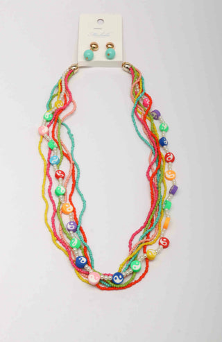 Yin Yang Necklace & Earring Set