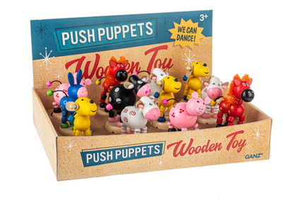 Wood Push Puppet