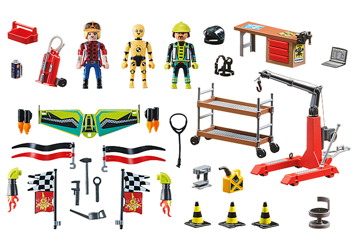 Playmobil Air Stunt Show Service Station 70834