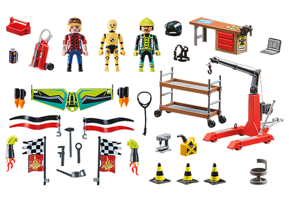Playmobil Air Stunt Show Service Station 70834